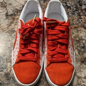 PUMA Hello Kitty suede shoes